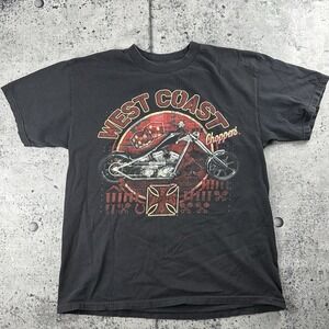 Vintage y2k West Coast Choppers Long Beach CA Shirt Mens L Jesse James Biker